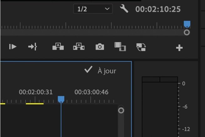 Le statut À jour indique que toutes les modifications sont publiées et qu’aucune autre modification n’est en attente de synchronisation.