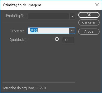 Otimizar sua imagem no Dreamweaver