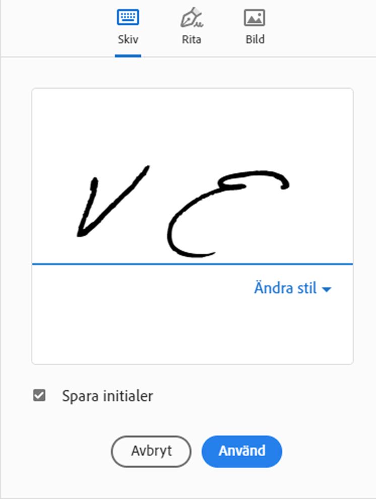 Lägg till initialpanel