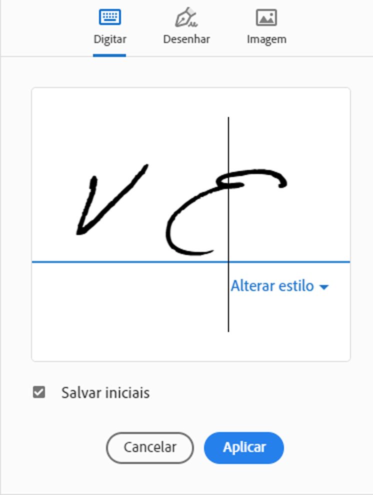 Adicionar painel de iniciais