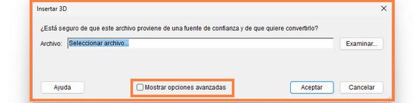Seleccione “Mostrar opciones avanzadas”.