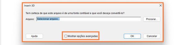 Selecione “Mostrar opções avançadas”