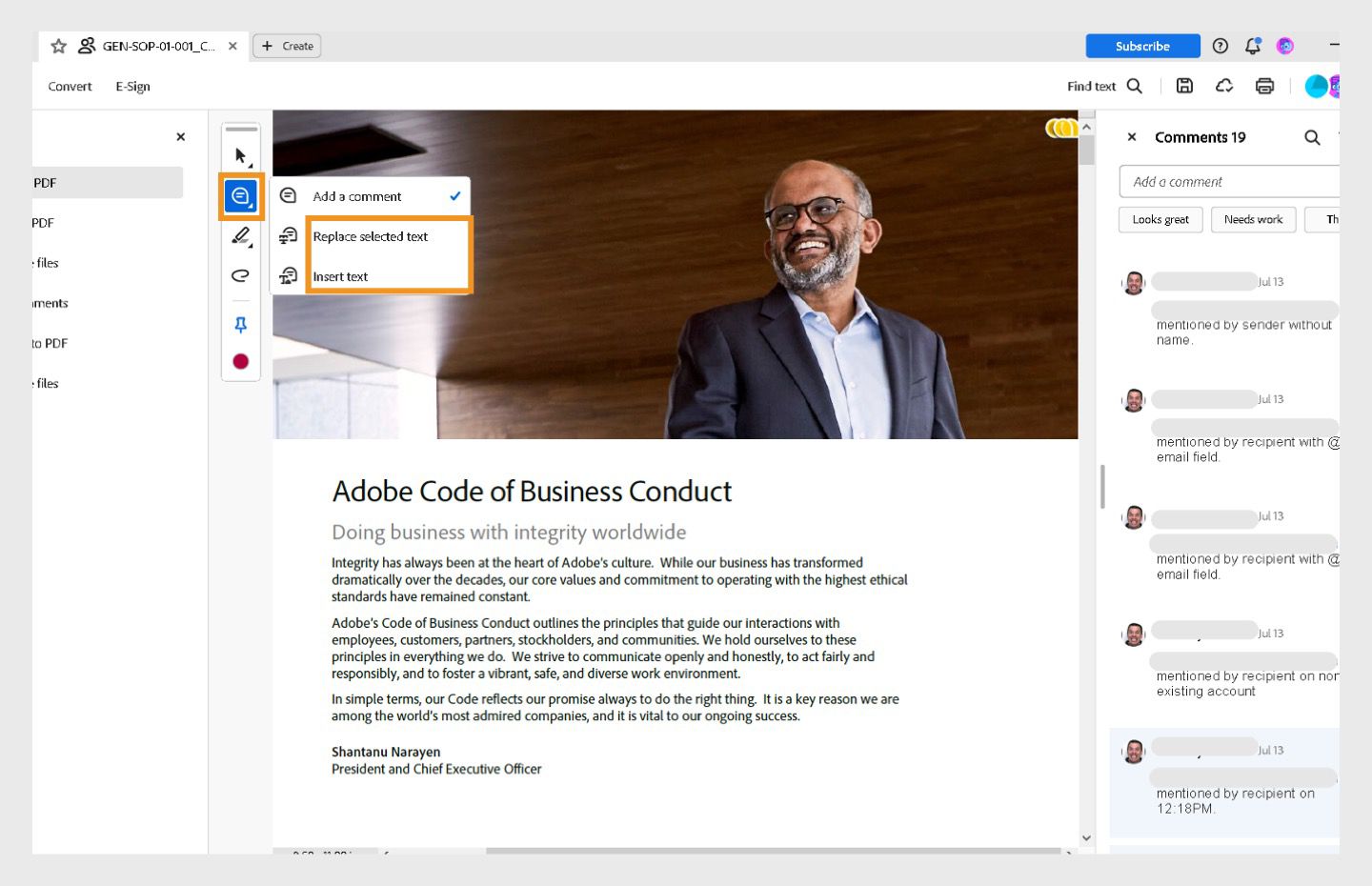 הכנסה והחלפה