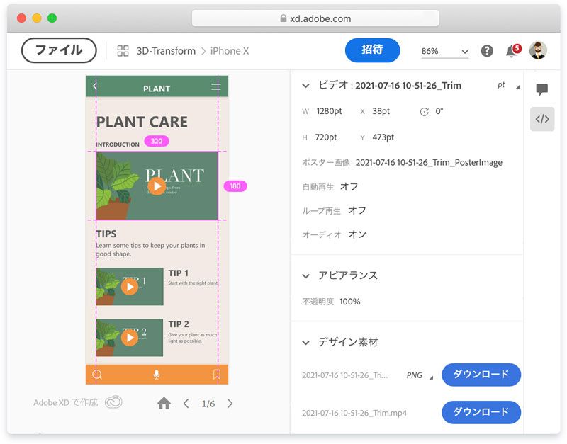 ビデオを確認する
