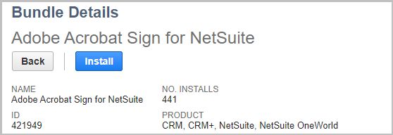 installare sign per netsuite