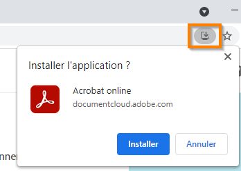 Installer Acrobat en ligne