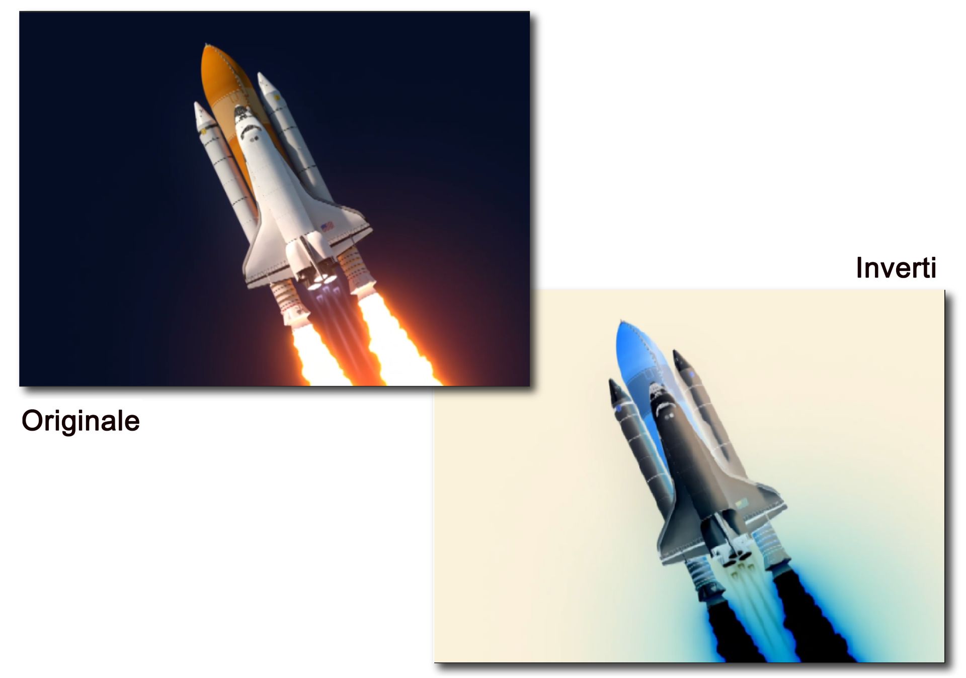 Un gruppo di immagini di navette spaziali

Il contenuto generato dall'AI potrebbe essere errato.