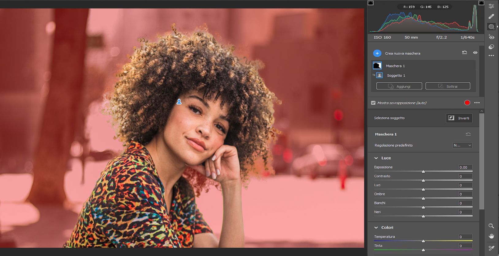 Invertire la selezione Soggetto