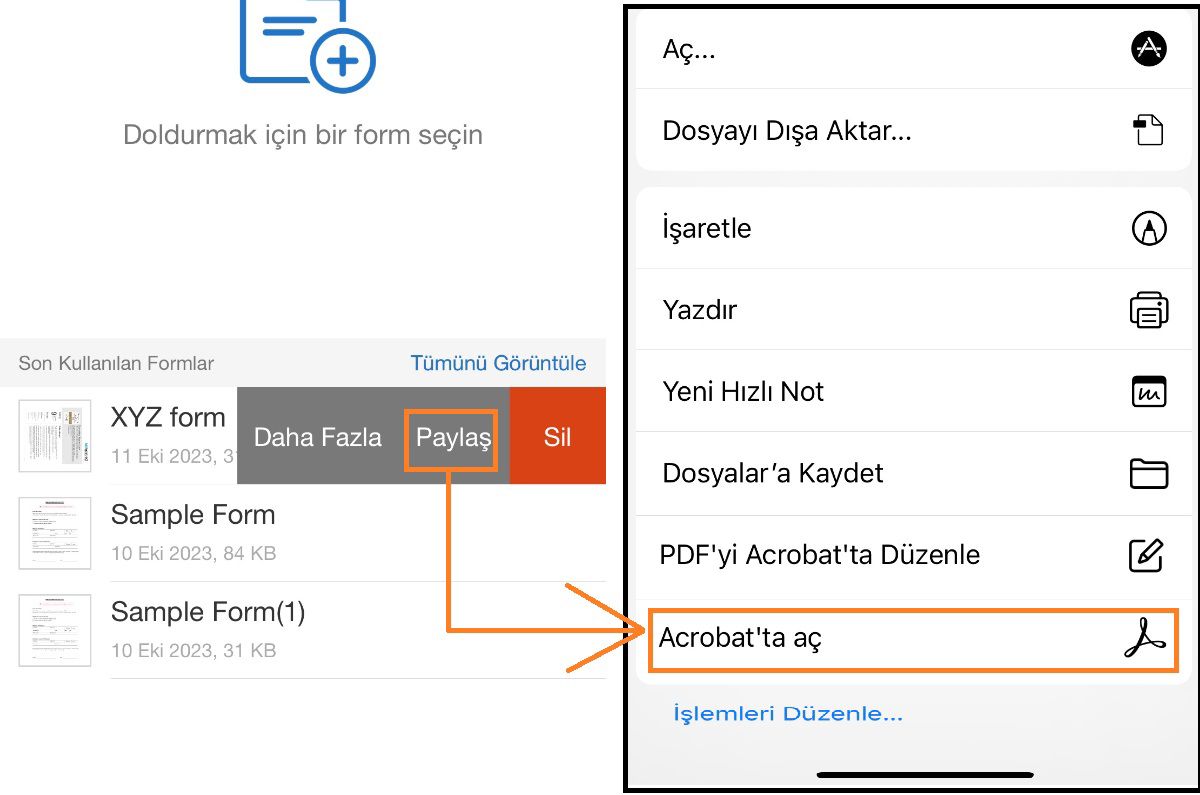 Fill & Sign iOS dosyalarını Adobe bulut depolama alanında paylaşın.