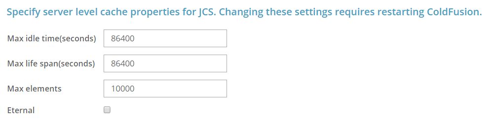 JCS プロパティ