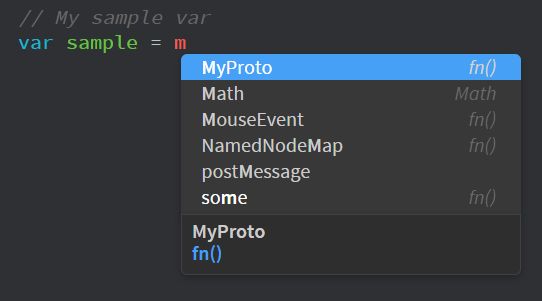Podpowiedzi do kodu JavaScript