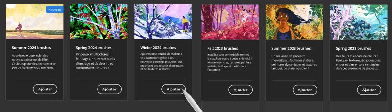 Pinceaux de Kyle T.Webster pour les membres Creative Cloud