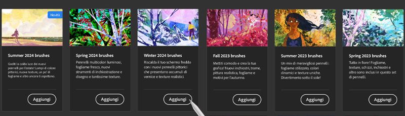 Pennelli di Kyle T.Webster per gli iscritti a Creative Cloud