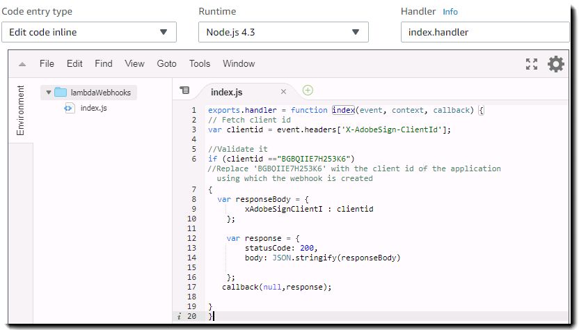 Päivitä index.js-tiedoston sisältö