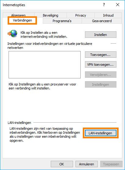 LAN-instellingen