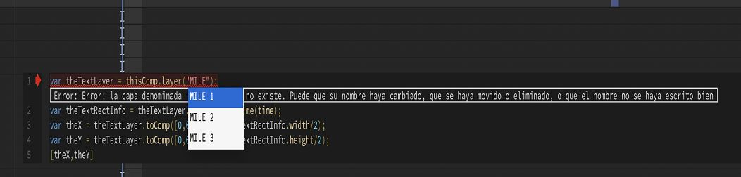 Sugerencias automáticas de nombre de capa 