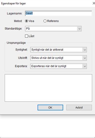 Ange lageregenskaper i Acrobat Desktop