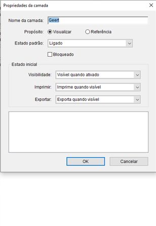 Definir propriedades de camadas no Acrobat para desktop