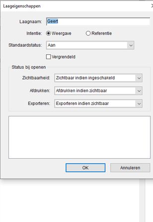 Eigenschappen van laag instellen in Acrobat Desktop
