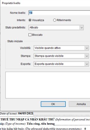 Imposta le proprietà dei livelli in Acrobat desktop