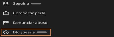 Bloquear a un fotógrafo en Lightroom