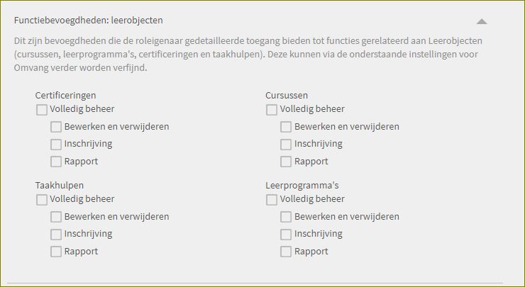 LO-toestemmingen instellen