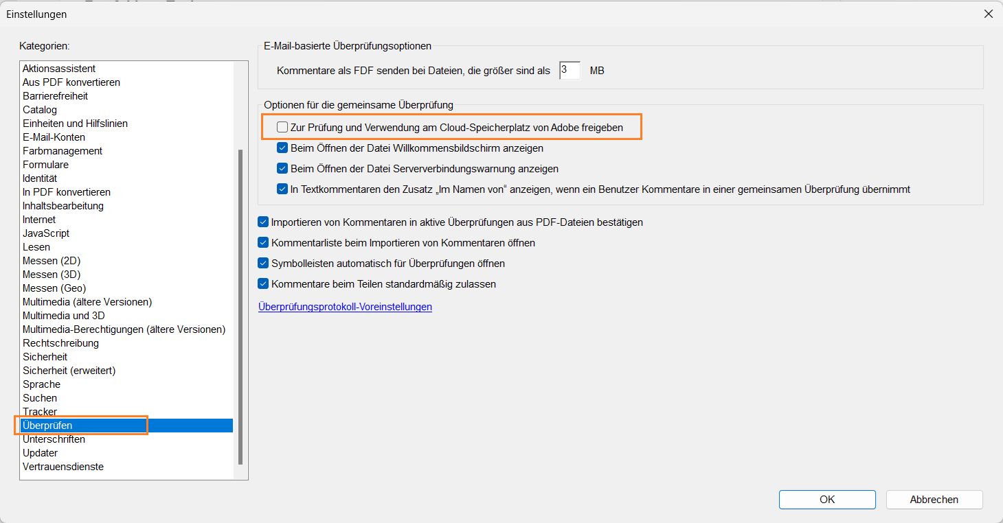 Festlegen, dass die ältere Version von „Dateien zur Überprüfung freigeben“ verwendet werden soll