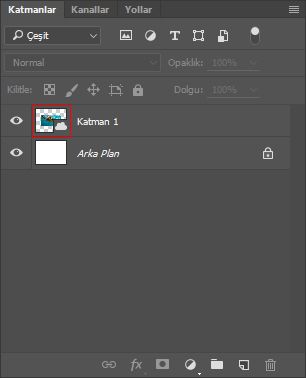 Photoshop belgesinde kitaplık bağlantılı varlıklar