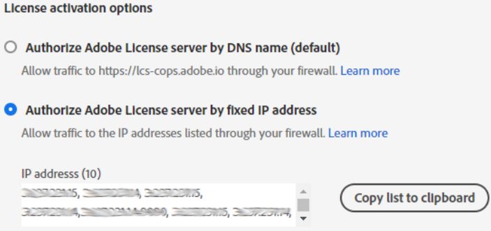 Licencaktiválási lehetőségek