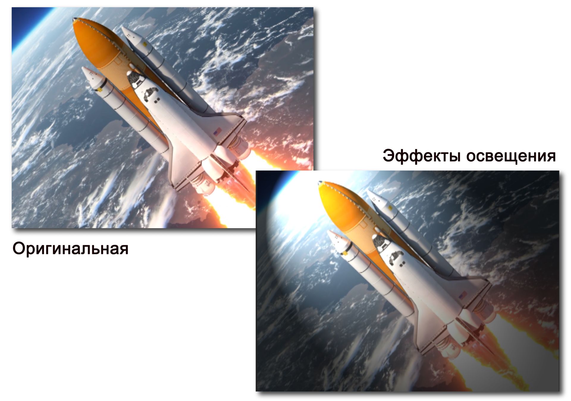 эффекты освещения