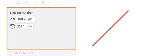 Egenskaber for live-former | Streg