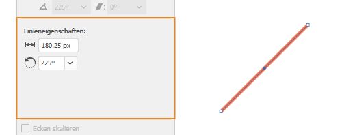 Eigenschaften von interaktiven Formen | Linie