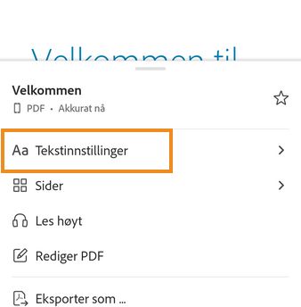 liquid-mode-tekst-innstillinger