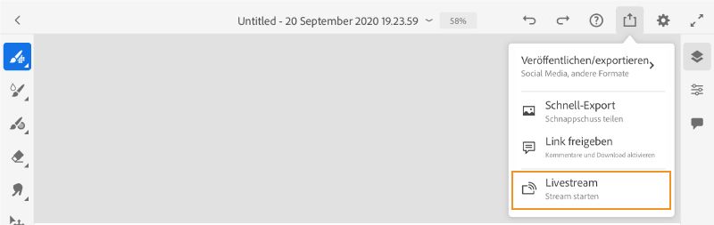 Livestreaming aus Fresco