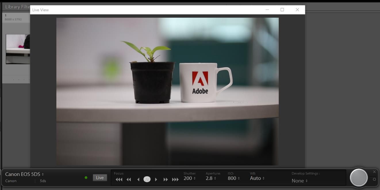 Mode connecté Live View
