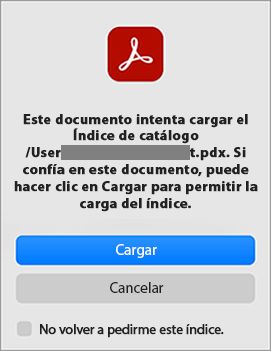 Cargar el archivo de índice asociado