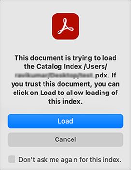 Charger le fichier d’index associé