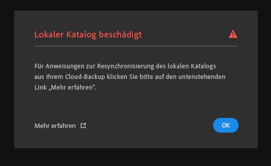 Einige Fotos konnten nicht verschoben werden