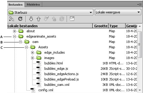 Locatie van geëxtraheerde bestanden