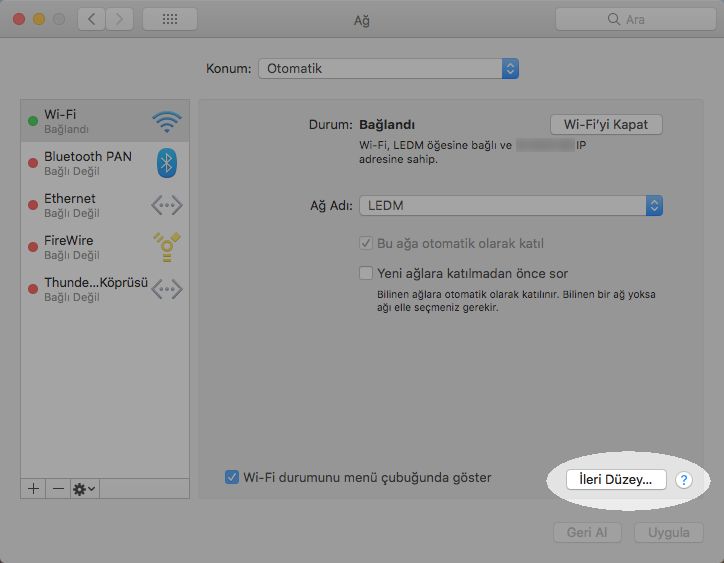 Proxy'nizi Mac'te Kitaplıklarla çalışacak şekilde yapılandırma - 3. Adım