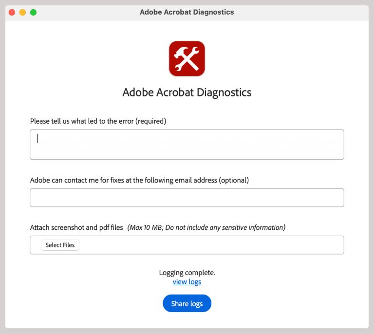 Inserir mais detalhes sobre o problema ocorrido