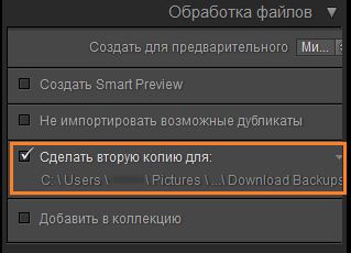 Создать вторую копию в