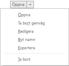 Alternativ för att hantera anpassade verktyg