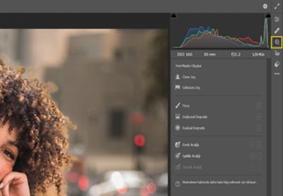 Camera Raw'da Maskeleme