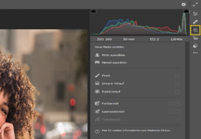 Maskieren in Camera Raw