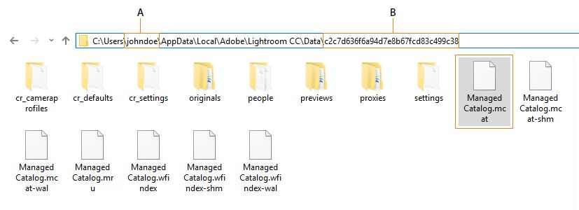 MCAT-filplassering i Windows 