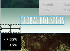 Wymiary wyrażone procentowo