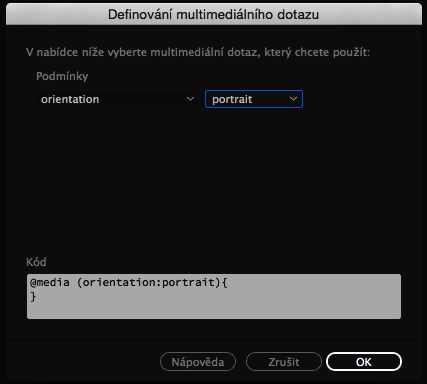 Definování multimediálních dotazů