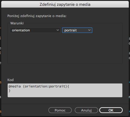 Definiowanie zapytań o media