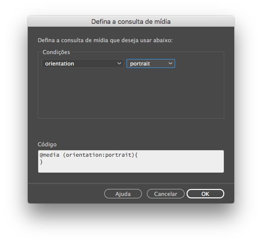 Definir consultas de mídia